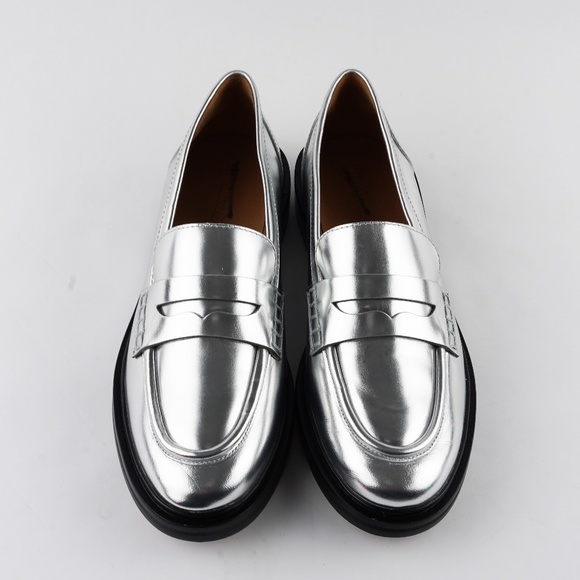 New MADEWELL The Vernon Loafer in Silver Mirror - Picture 3 of 5